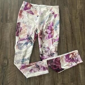 Calia by Carrie Underwood Women’s Floral Multicolor Active Leggings Size M
